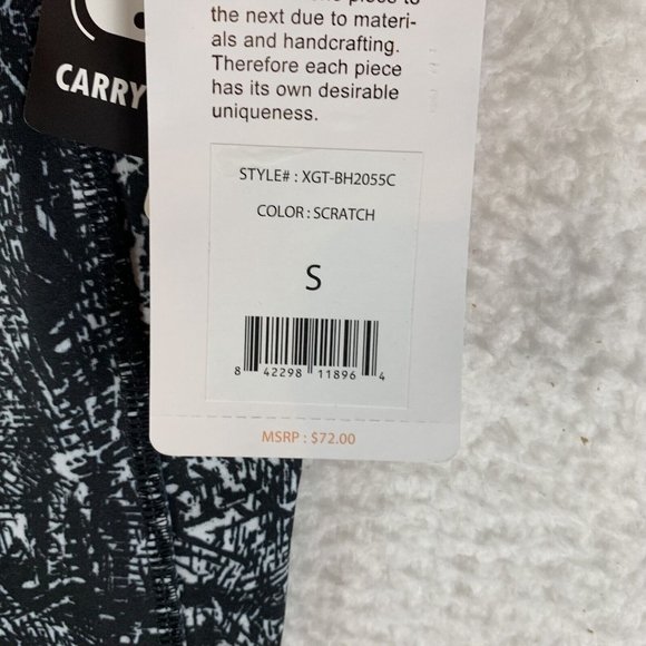 Gottex Leggings Women Small Scratch Polyester Stretch Pockets Rachel Capri 6801 - Picture 5 of 11